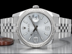 Ролекс (Rolex) Datejust Jubilee Crownclasp Silver Wave Factory Diamonds Dial 116234 